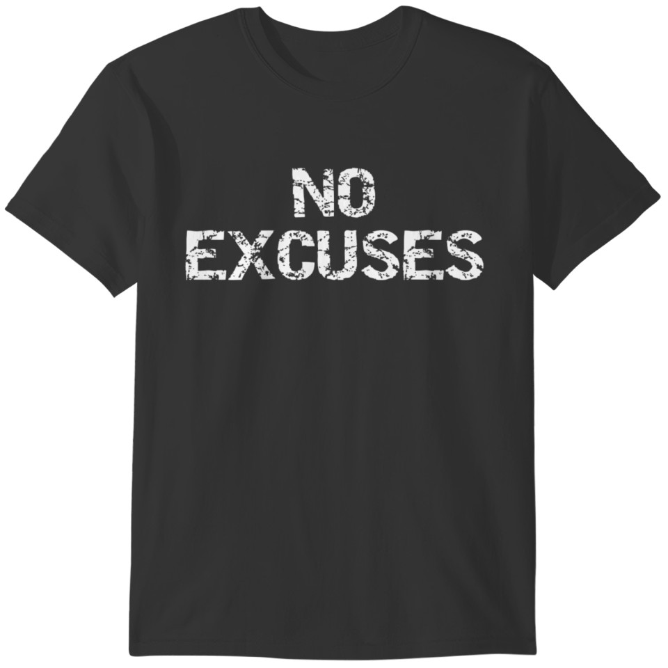 Funny Encouraging Workout Gift for Men Distressed T-shirt