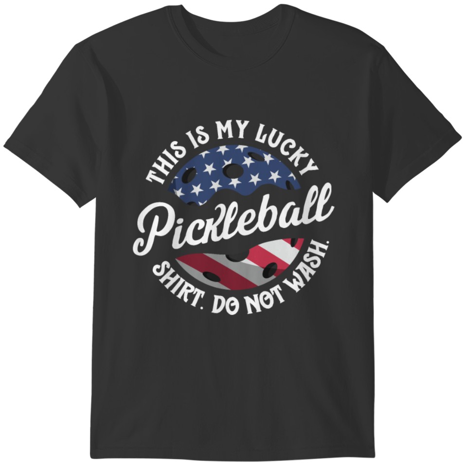 This Is My Lucky Pickleball Shirt For Men Grandpa T-shirt