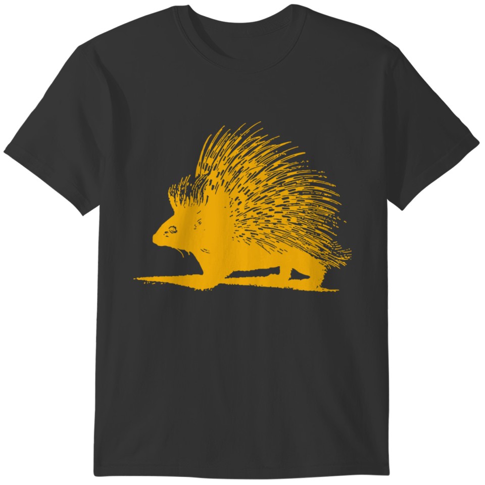 Hedgehog Yellow Funny T-shirt