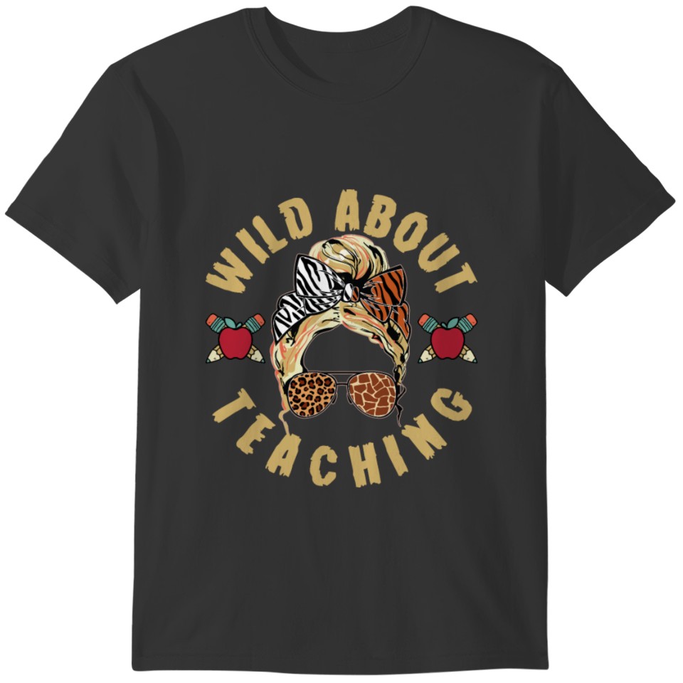 Funny WildlifeTeacher And Animal Prints Gift Idea T-shirt