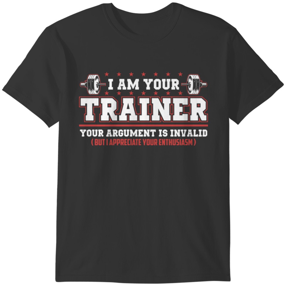 Personal Trainer Fitness. Gift Weightlifting T-shirt