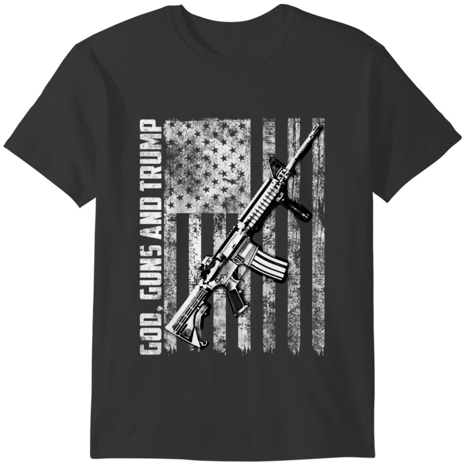 God Guns And Trump 2Nd Amendment Gift Tee T-shirt