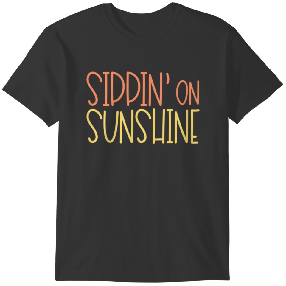 Retro Sunshine Sippin on Sunshine T-shirt