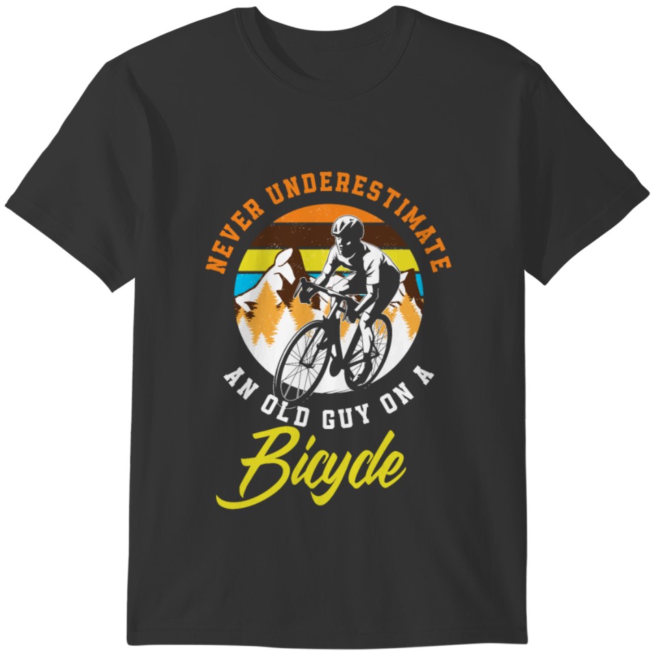 Bicycle Men Cyclist Cycling Sport Cyclist T-shirt