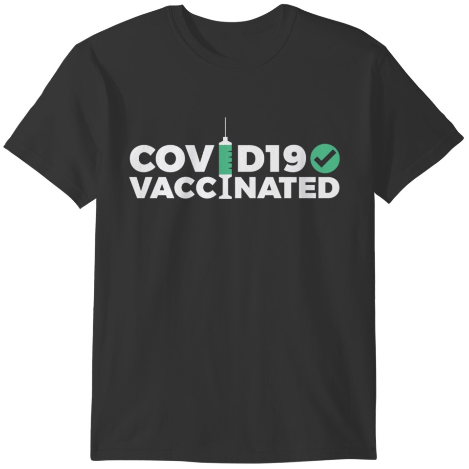 Vaccinated Check T-shirt