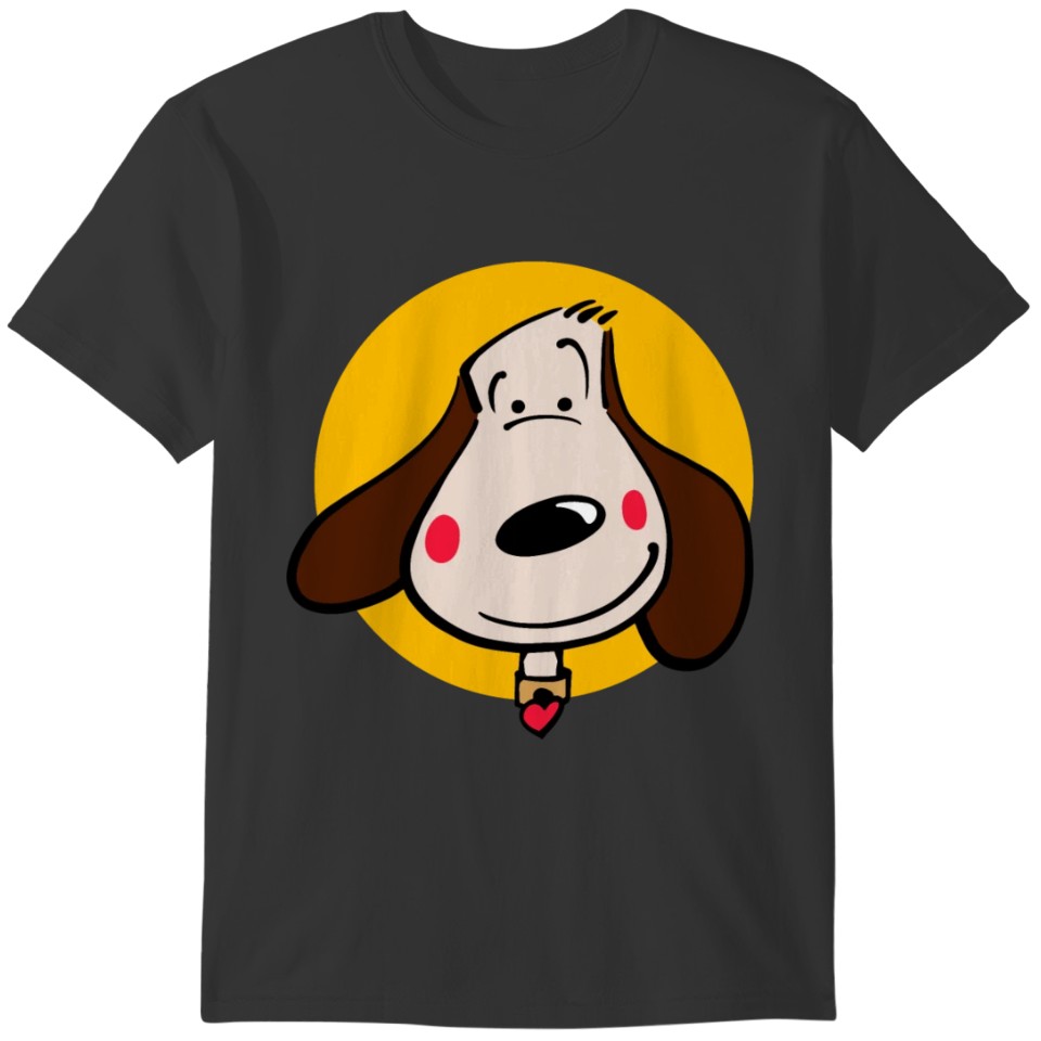 Cute Dog Face T-shirt
