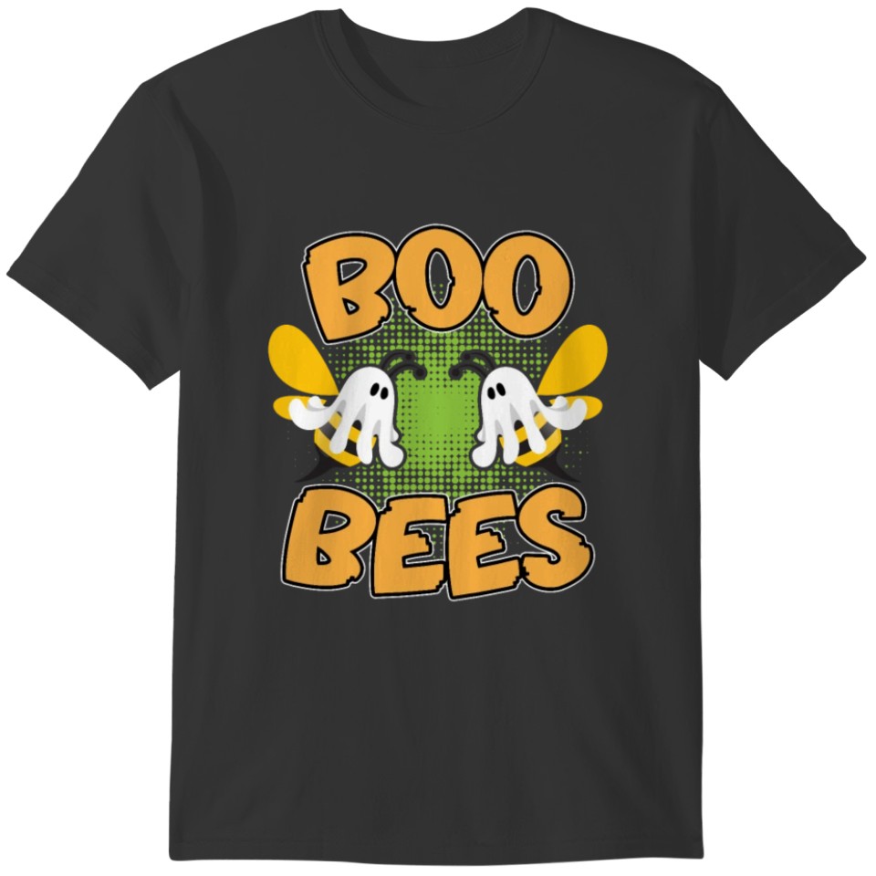 Boo Bees Ghost Halloween Funny Matching Couples Fa T-shirt