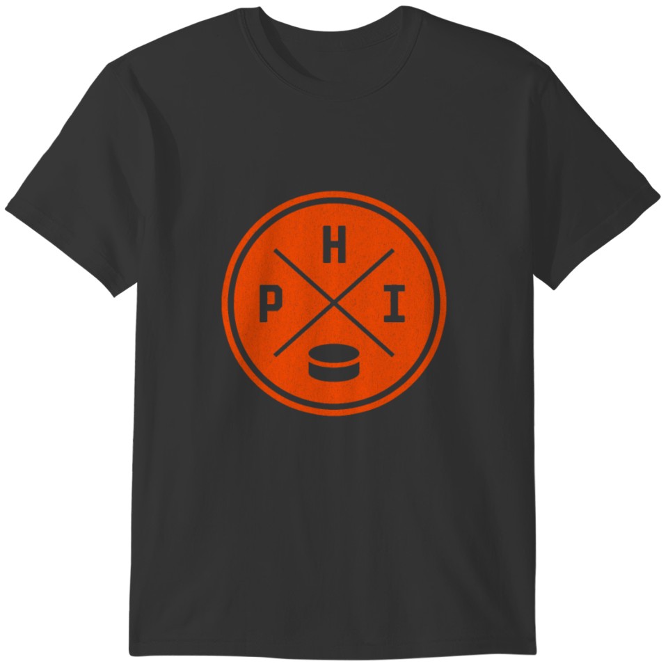 Classic Philadelphia Hockey PHI Outline T-shirt