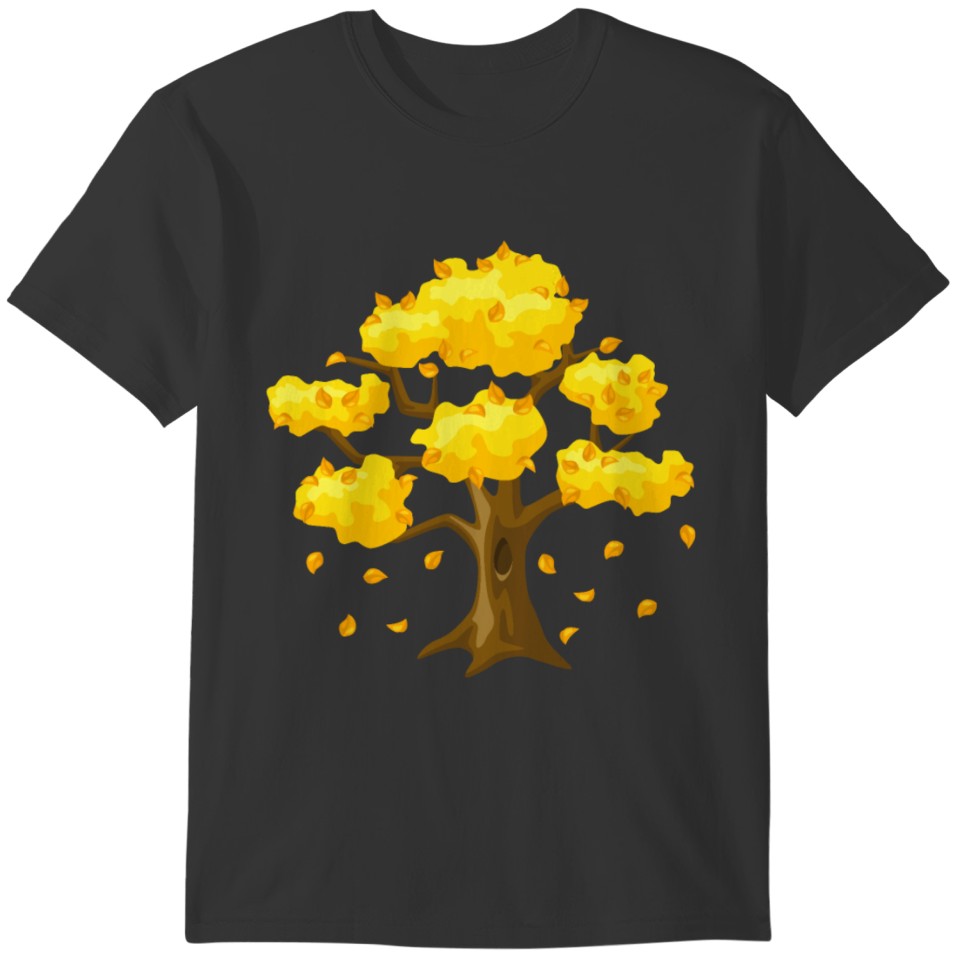 Yellow Autumn Tree T-shirt