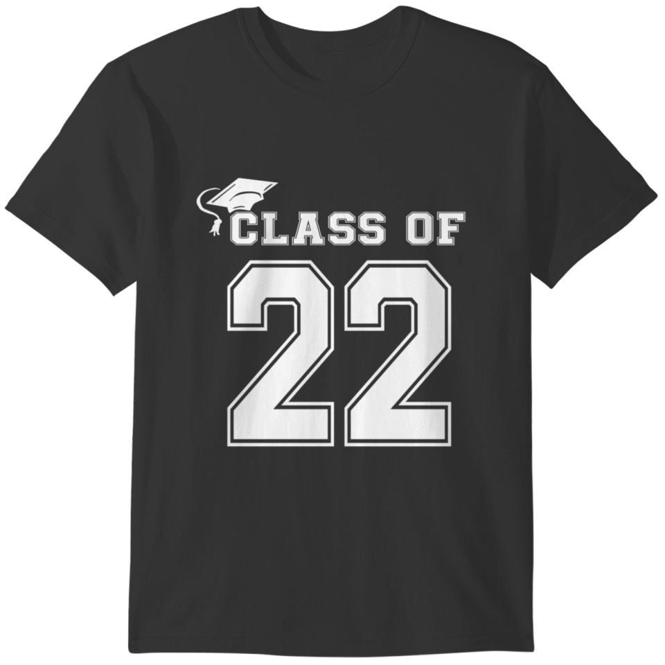 class of 22 white T-shirt