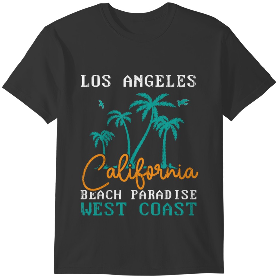 Los Angeles California Beach paradise T-shirt