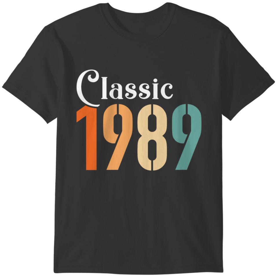 Classic 1989 Awesome Birthyear Gift T-shirt