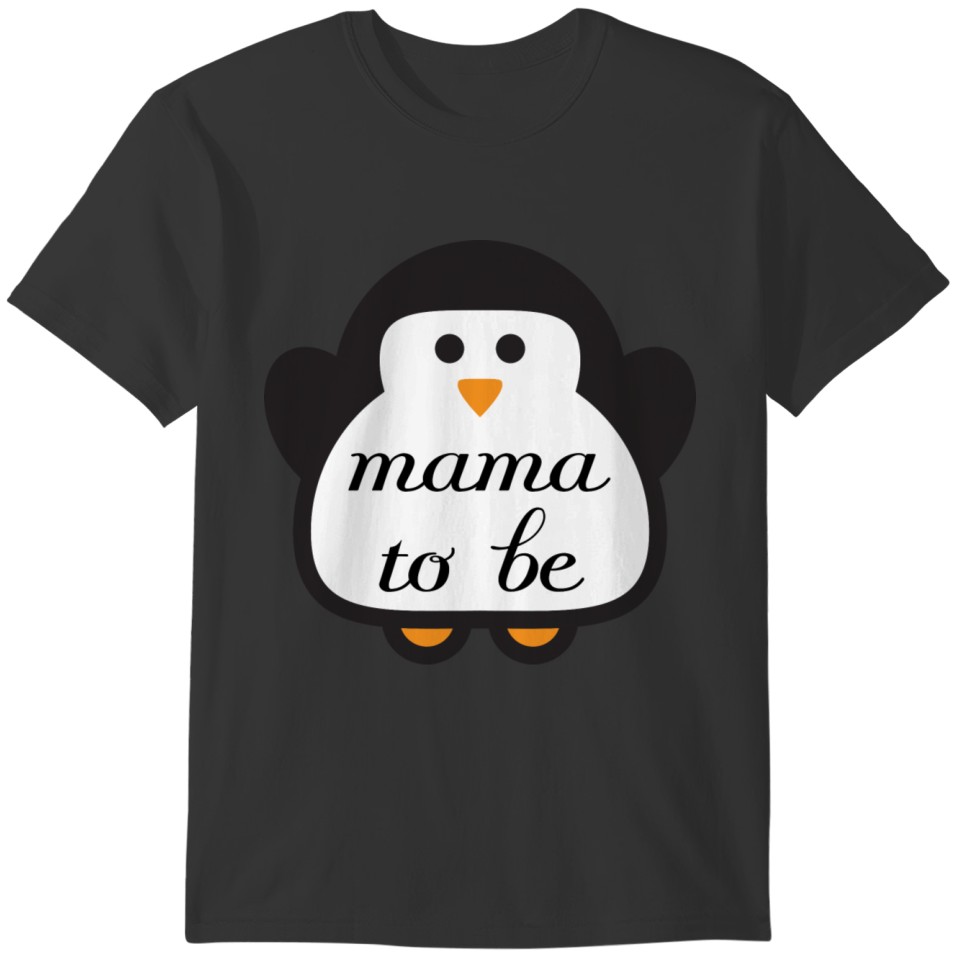 Penguin Mama To Be Maternity T-shirt