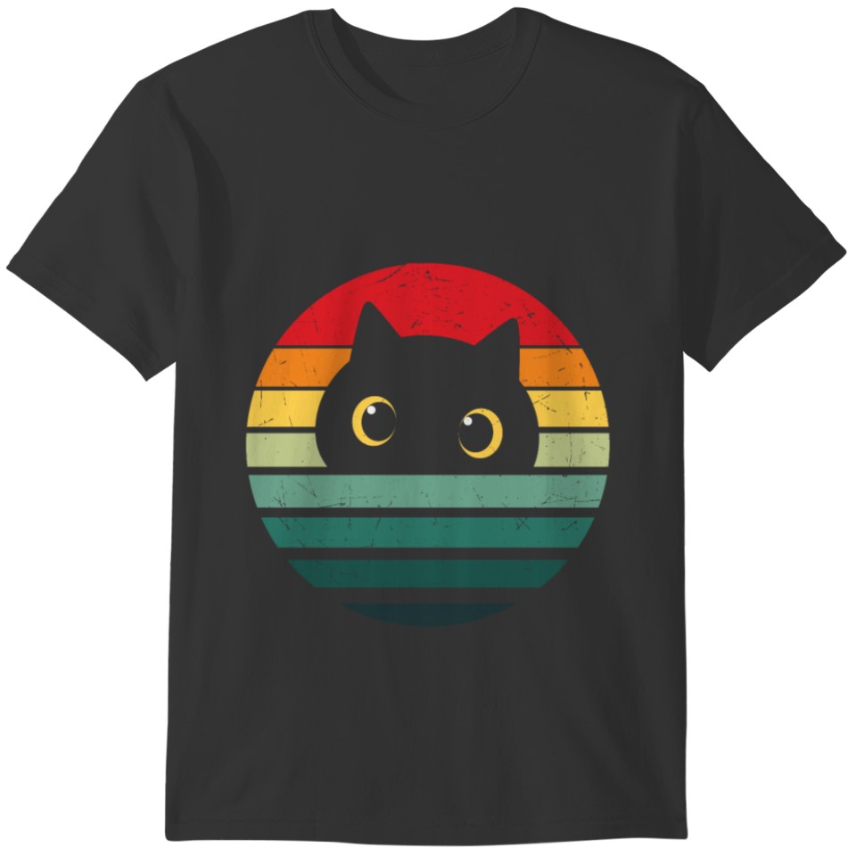 Vintage Black Cat T-shirt