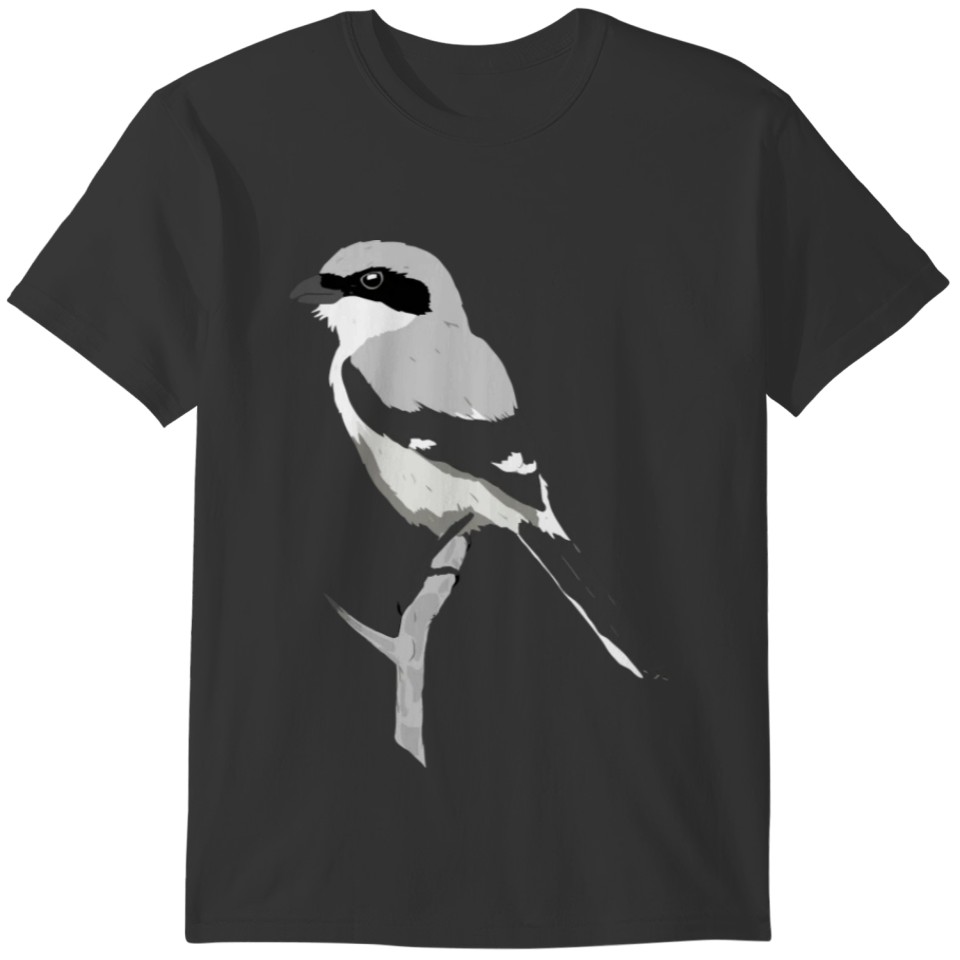 Distracted By Birds Shrike Bird Lovers Birder Gift T-shirt
