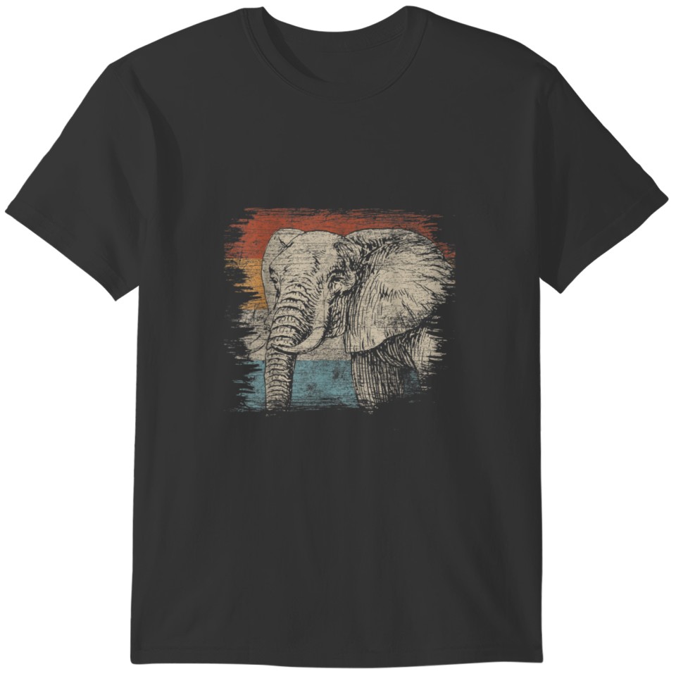 African Animal Lover Gift Elephant T-shirt