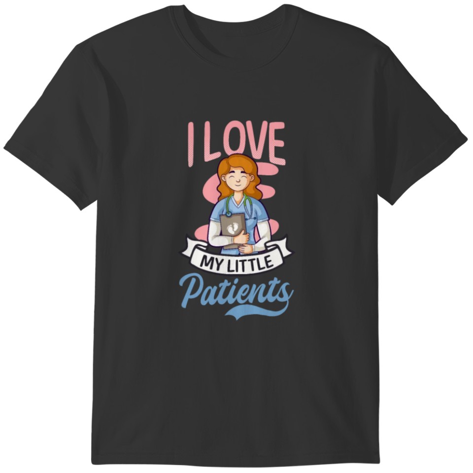 Nicu Nurse Love My Little Patients T-shirt