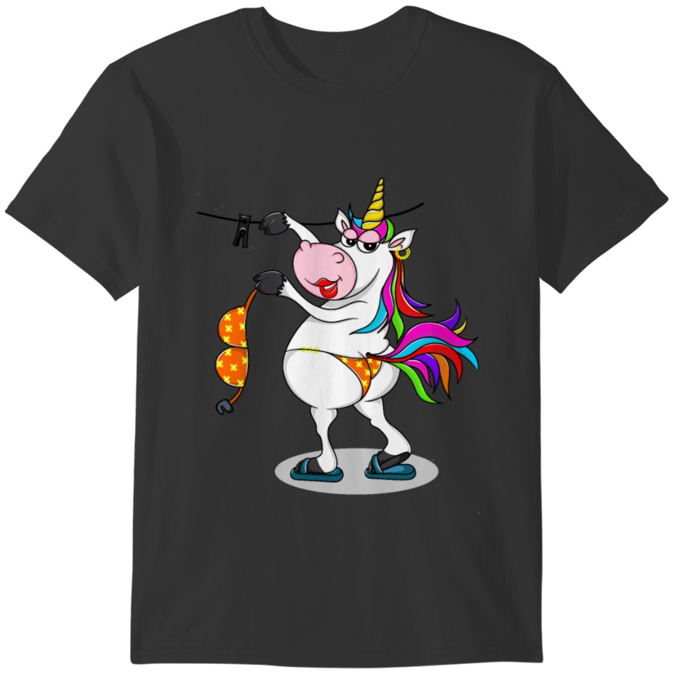 Funny sexy unicorn-gift idea for women or men who T-shirt