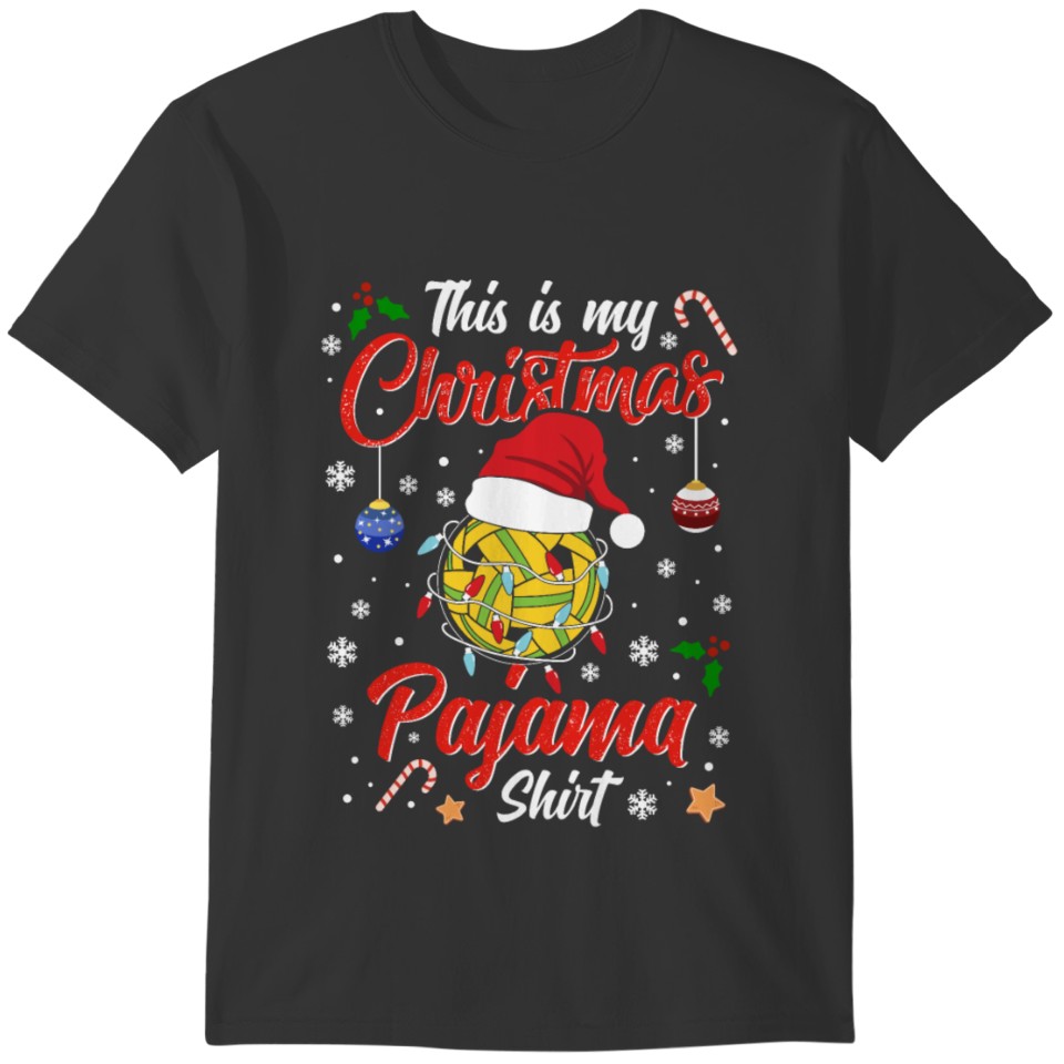 Funny Costume This is my Christmas Sepak Takraw Pa T-shirt