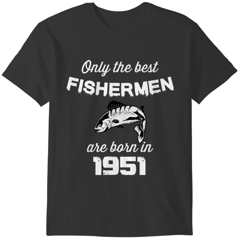 Fishing Fisherman 70th Birthday T-shirt
