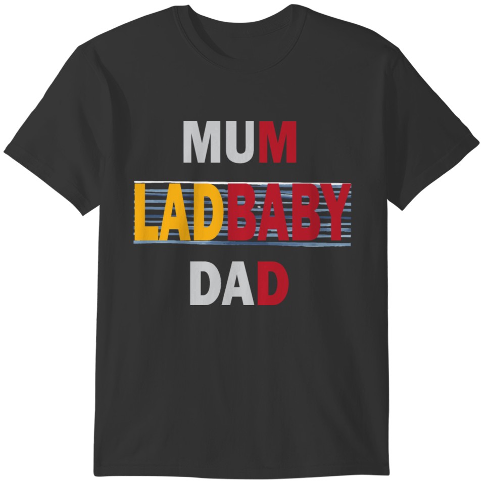 lad baby family T-shirt