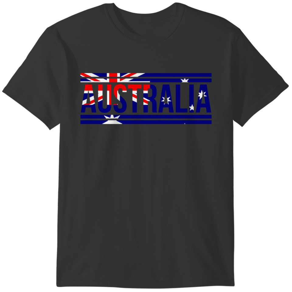 Australia Australian Flag Sports Soccer Football T-shirt