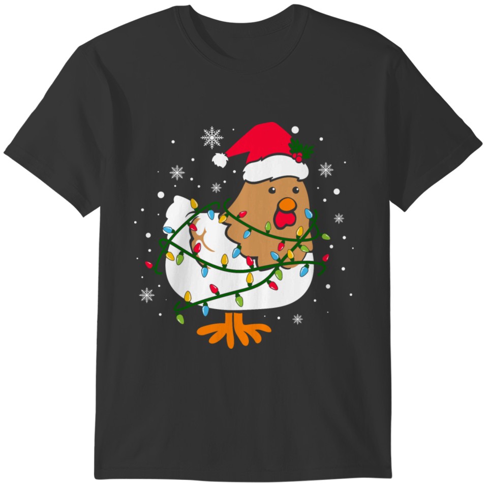 Chicken Christmas Tree, Chicken Lover Christmas T-shirt