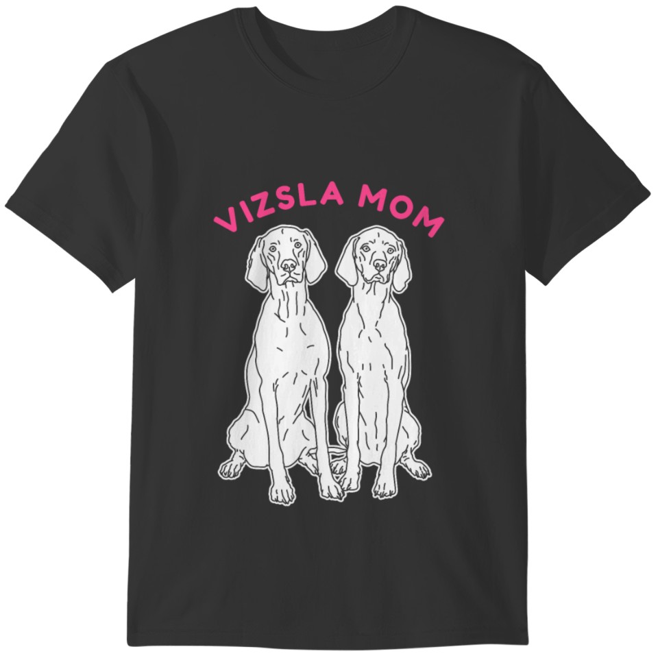 Vizsla Mom | Hungarian Pointing Dog Magyar Vizsla T-shirt