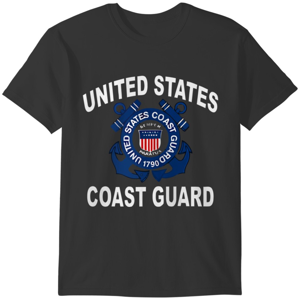 Us Coast Guard (Uscg) Alumni Men And Women Zip T-shirt