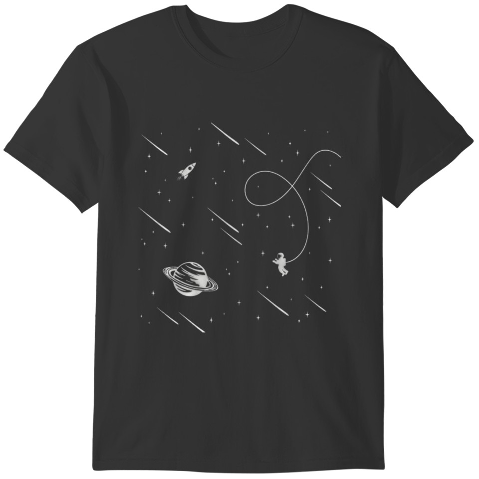 Space Astronaut Planet Rocket mars T-shirt