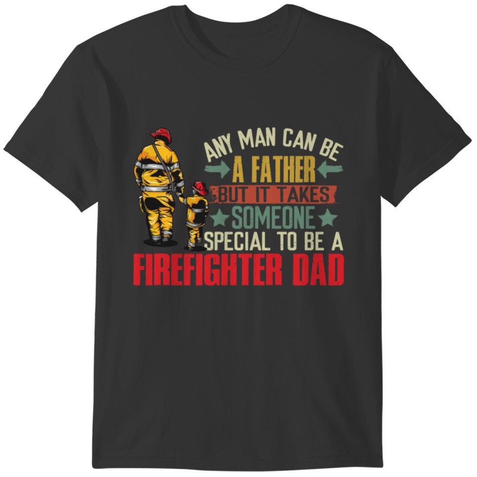 Fireman Father and Son T-shirt