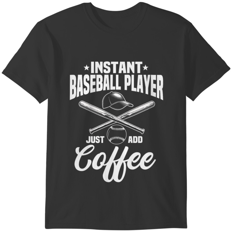 Baseball And Coffee T-shirt