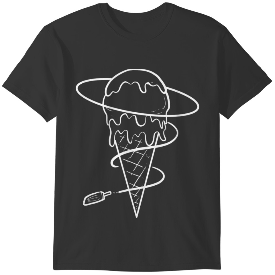 Ice Cream Planet Student Gift T-shirt