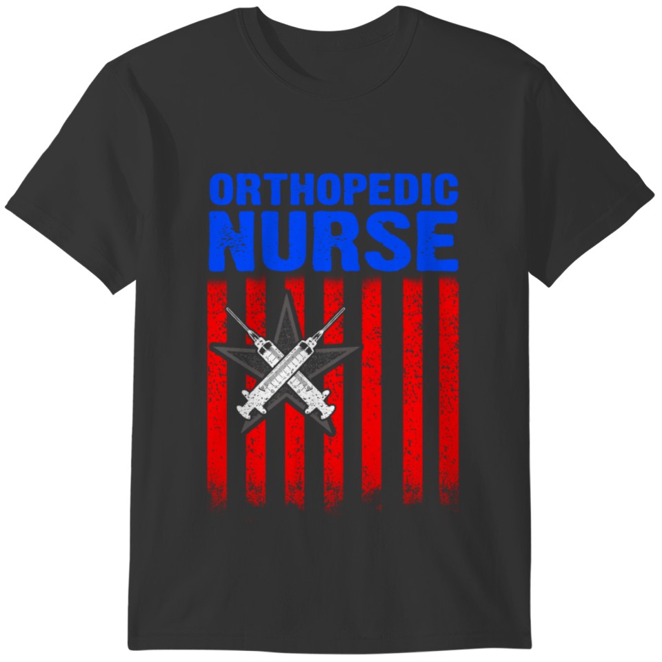 Orthopedic Nurse Educate Ortho Nursing RN print T-shirt