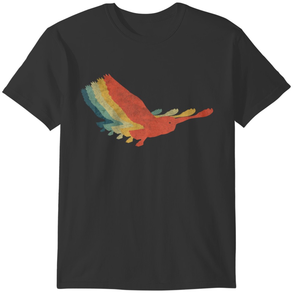 Owl Retro Vintage Color T-shirt
