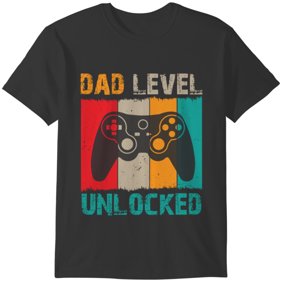 Dad Level Unlocked Pregnancy Announcement T-shirt