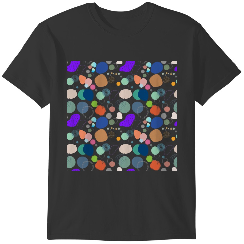 pattern circle T-shirt