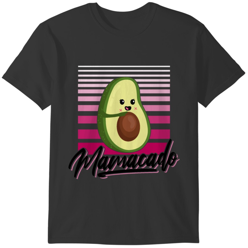 Mamacado Pregnancy Avocado Mother Mama Baby Gift T-shirt