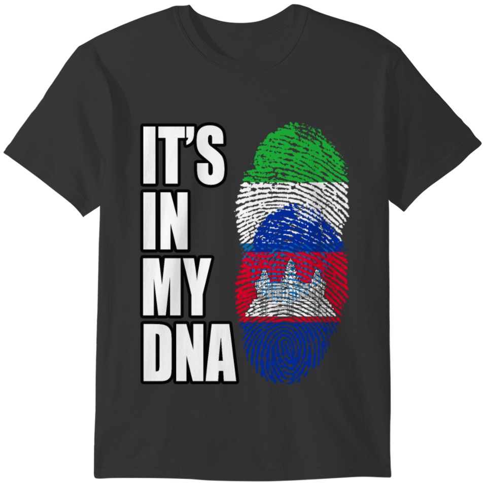 Sierra Leonean And Cambodian Vintage Heritage DNA T-shirt