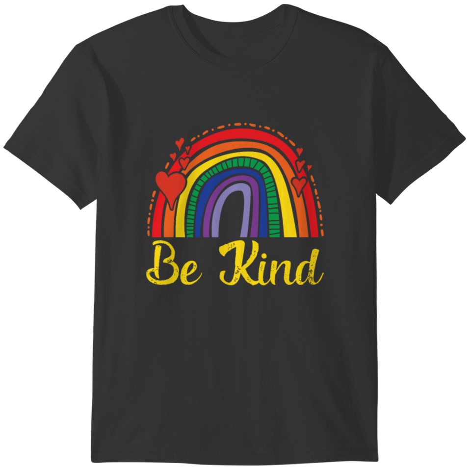 Be Kind Rainbow Anti Bullying Empathy Kindness T-shirt