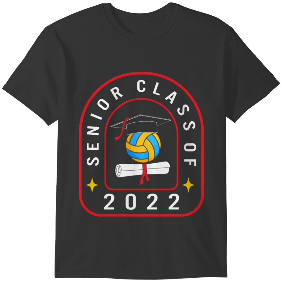 Class Of 2022 Senior Volleyball Graduation Gift T T-shirt