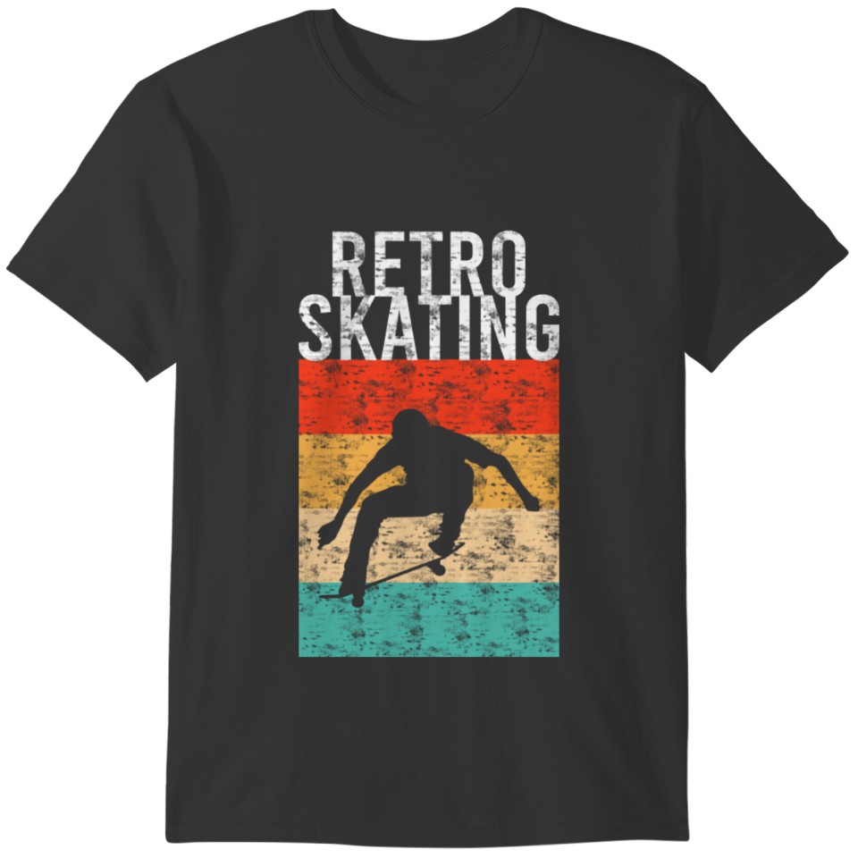 retro skating T-shirt