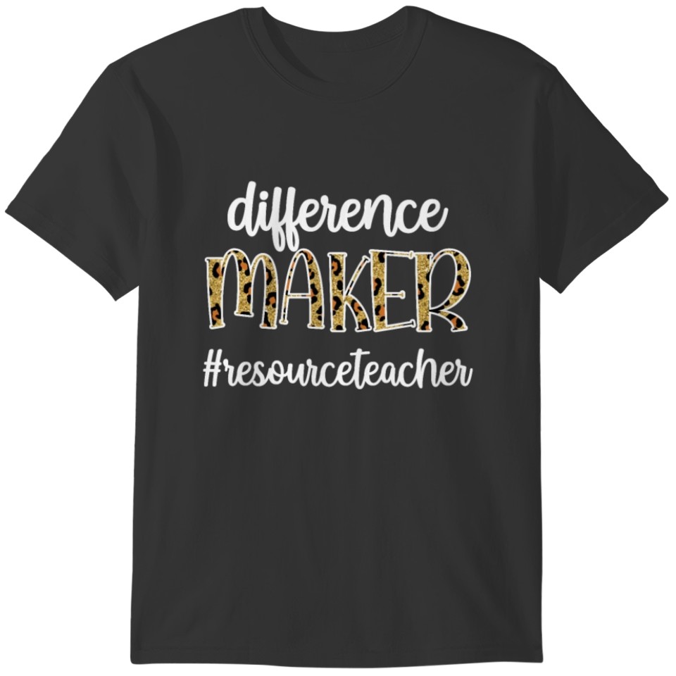 Best Resource Teacher Resource Teaching Week Gifts T-shirt