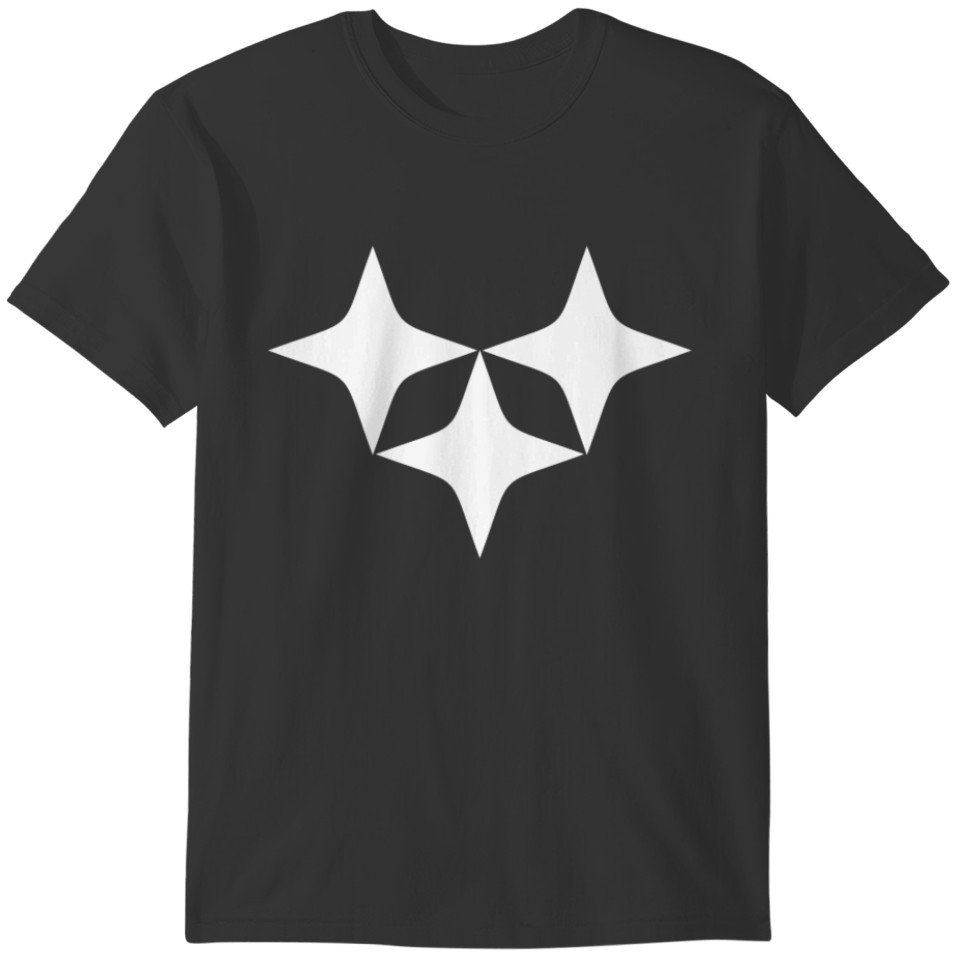 Three White Stars T-shirt