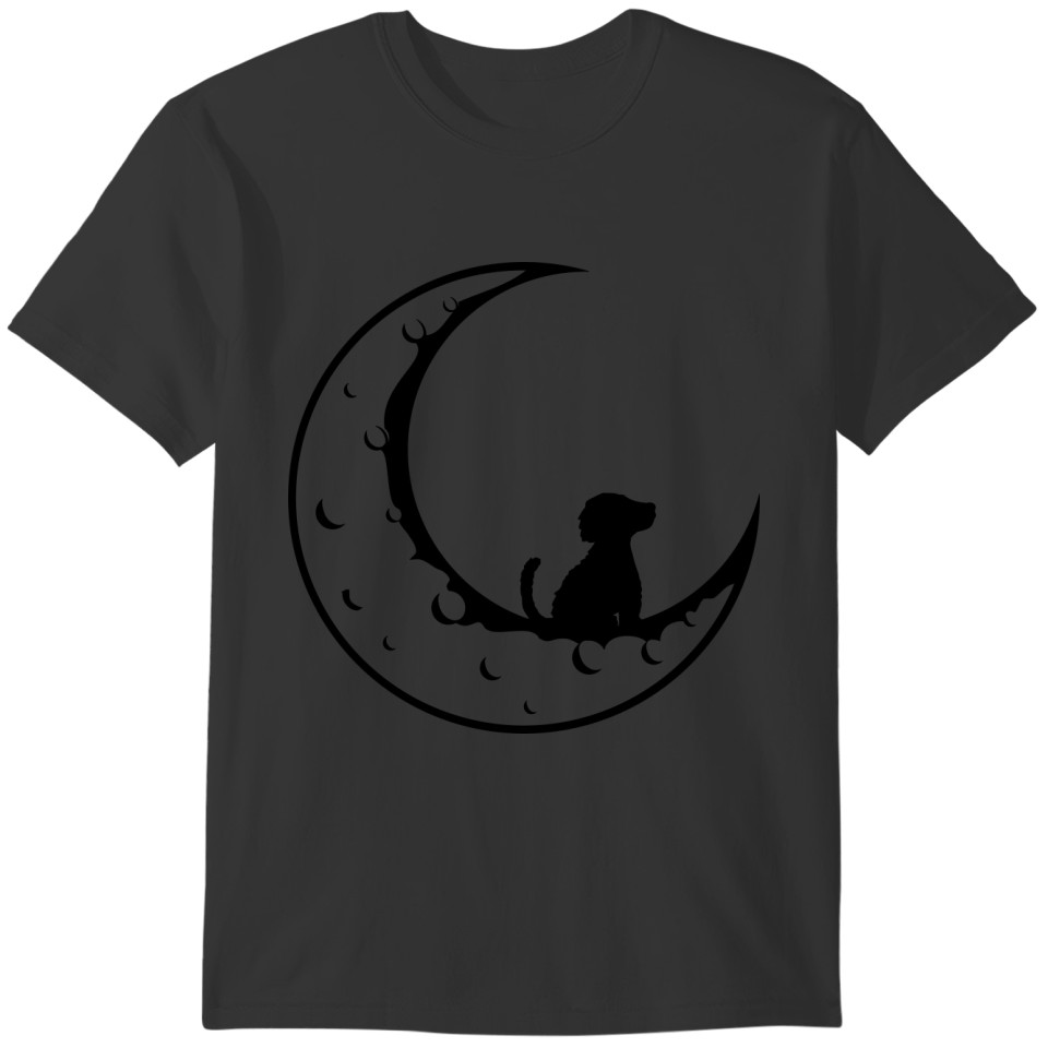 Dear moon dog sits T-shirt