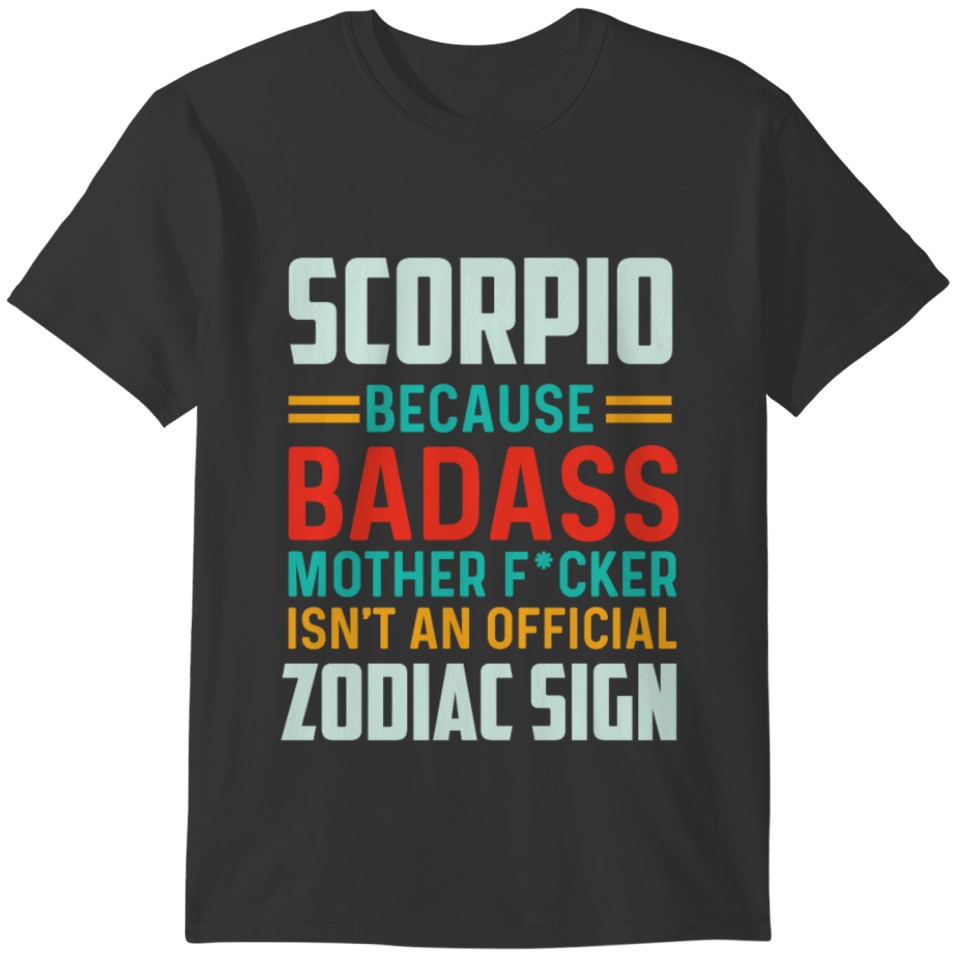 Official Zodiac Sign Cool Person Gift T-shirt