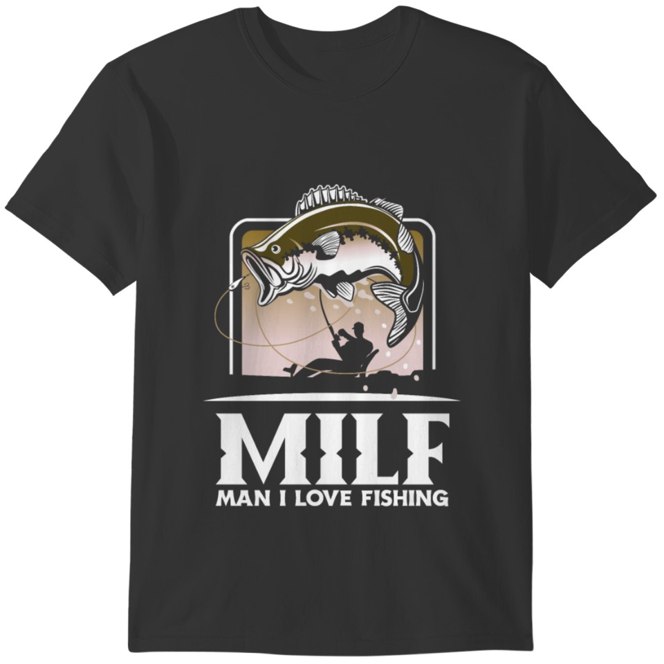 I Love Fishing Funny Fisherman Fishing Gift T-shirt