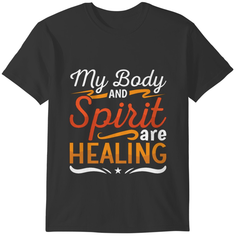 Mental Health My Body And Spirit Anxie Anxiety T-shirt