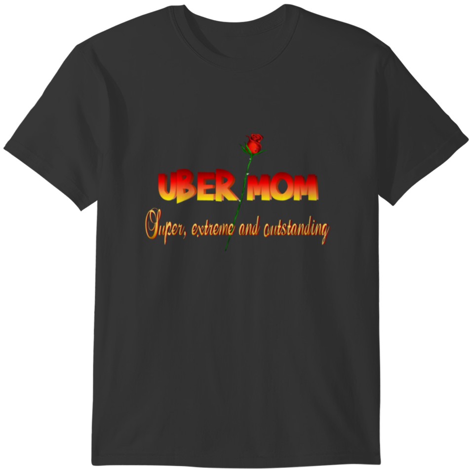 Uber Mom with definition T-shirt