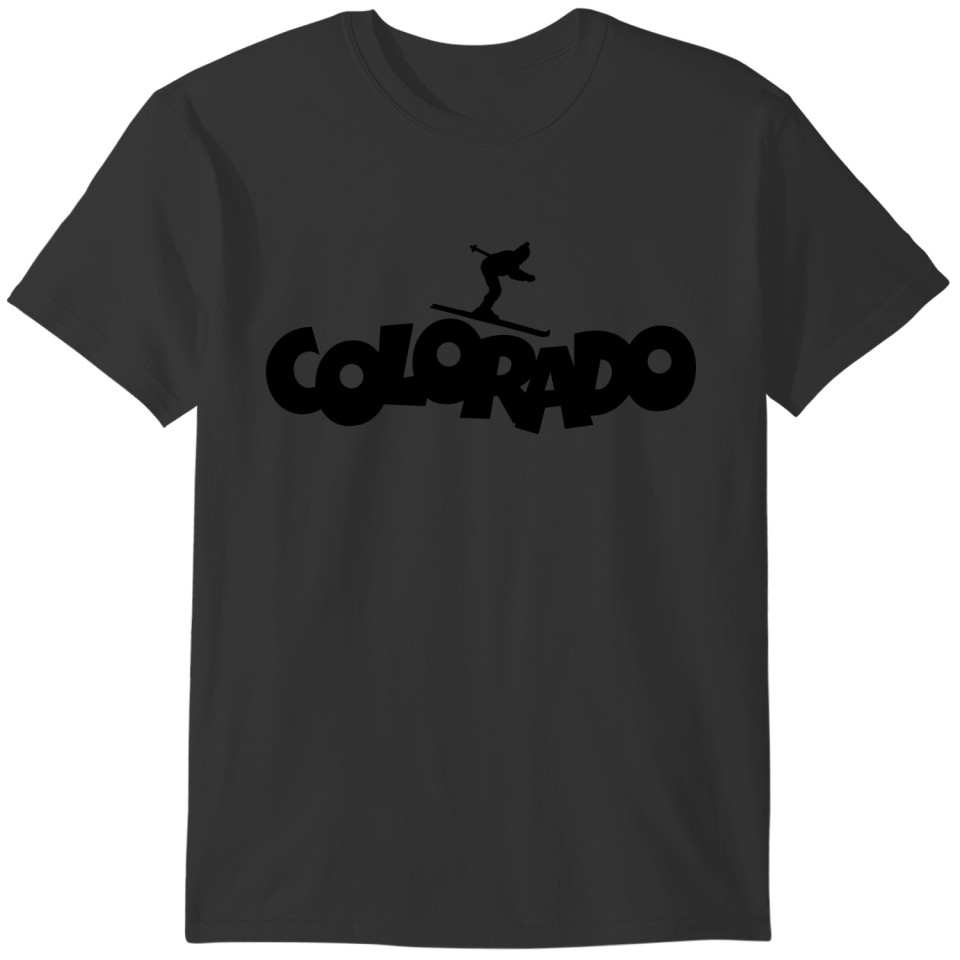 Colorado Skiing Winter Sports T-shirt